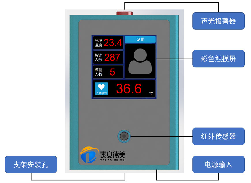 DY-CW非接觸式紅外測(cè)溫儀/非接觸式體溫測(cè)試儀